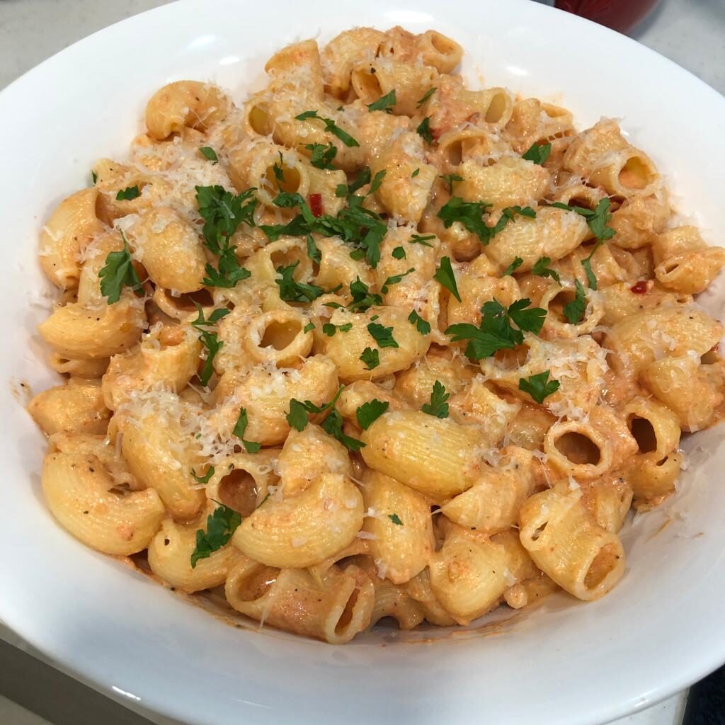 Easy Date Night Pasta with Vodka Sauce