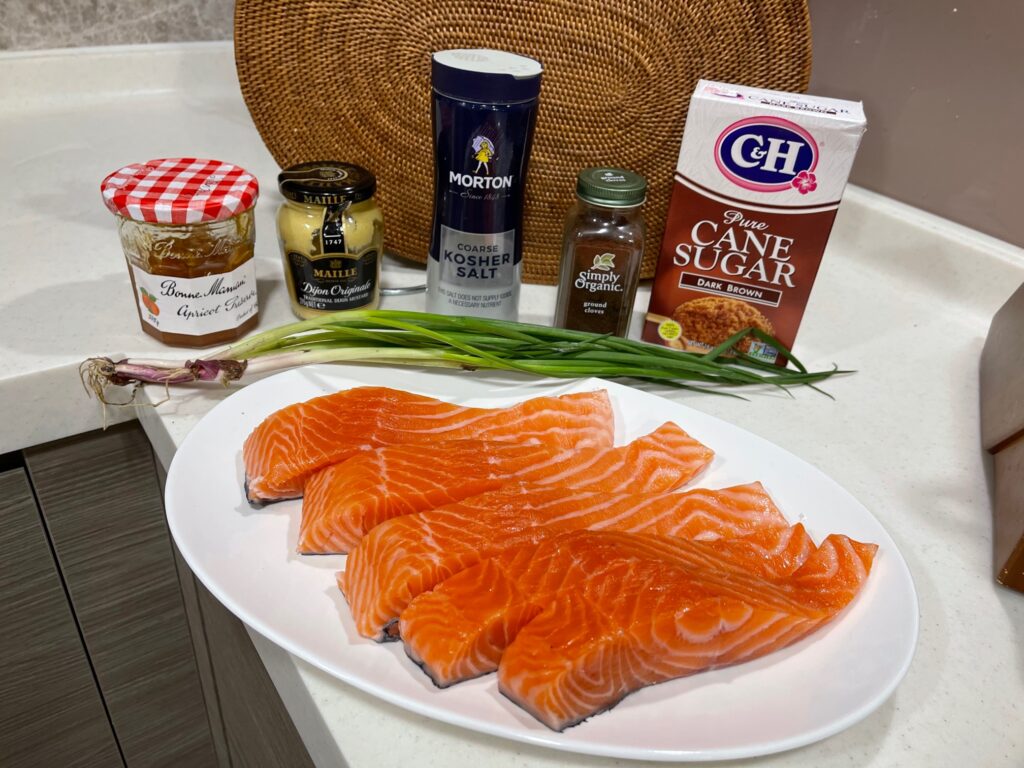 Apricot Glazed Salmon Ingredients